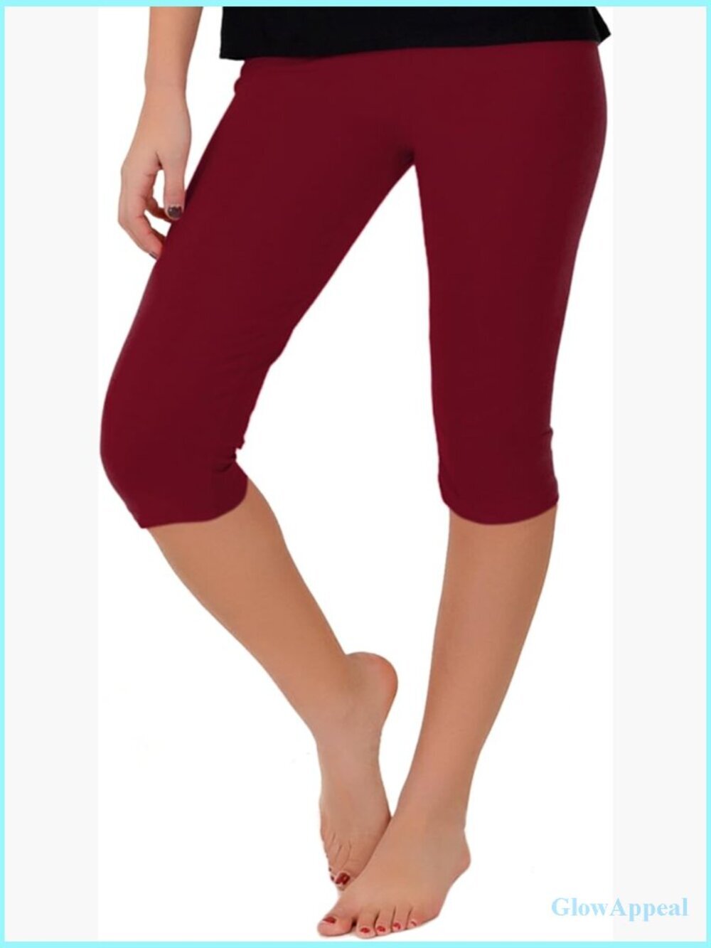 Ultra Buttery Smooth Cotton Leggings Knee Length Small to 5X